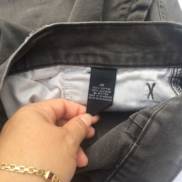 Perry Ellis  Shorts Men 38 Cargo Pockets Cotton Olive Green Work Outdoors Hiking - Picture 5 of 7